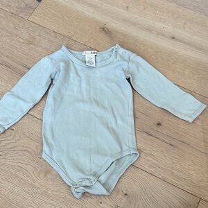 L'ovedbaby Light Green Baby Bodysuit 9/12m
